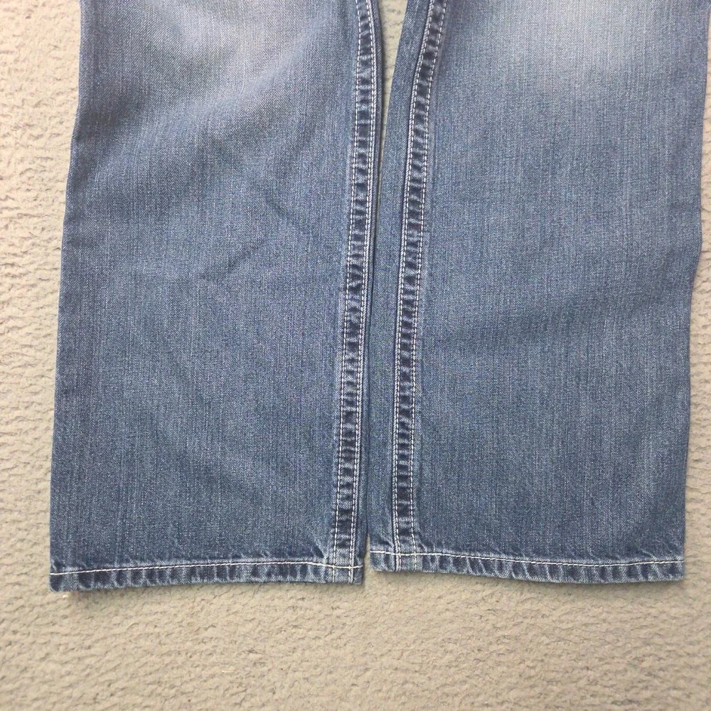 Ariat M4 Coltrane Jeans Mens 36x34 Blue Durango Relaxed Boot Cut Western Cowboy